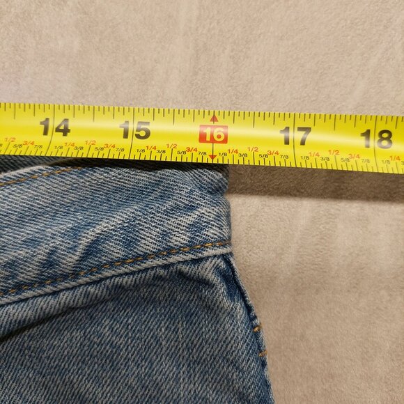 VTG Levis 560 Comfort Fit Jeans Mens W33 L32 Blue Denim Casual Wear - Picture 11 of 12